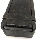 Early, Beautifully Detailed Carved Out Slide Lid Box