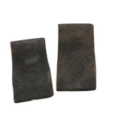Excellent Pair of Old Rasped Iron Shim Wedges