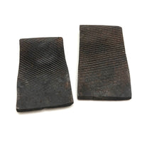 Excellent Pair of Old Rasped Iron Shim Wedges