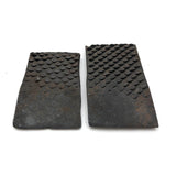 Excellent Pair of Old Rasped Iron Shim Wedges