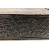 Early, Beautifully Detailed Carved Out Slide Lid Box