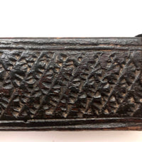 Early, Beautifully Detailed Carved Out Slide Lid Box