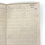 SOLD Most Beautiful Hand-Marbled Set of Six Sunday School Attendance Registers, 1880s, Lehigh County, Pennsylvania