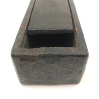 Early, Beautifully Detailed Carved Out Slide Lid Box