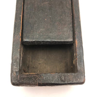Early, Beautifully Detailed Carved Out Slide Lid Box