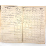SOLD Most Beautiful Hand-Marbled Set of Six Sunday School Attendance Registers, 1880s, Lehigh County, Pennsylvania