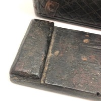 Early, Beautifully Detailed Carved Out Slide Lid Box