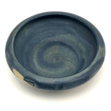 Lovely Zane Ware Arts and Crafts Pottery Bowl in Painterly Blue and Cream