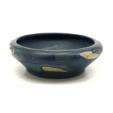 Lovely Zane Ware Arts and Crafts Pottery Bowl in Painterly Blue and Cream