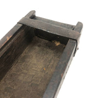 Early, Beautifully Detailed Carved Out Slide Lid Box
