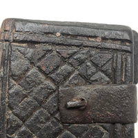 Early, Beautifully Detailed Carved Out Slide Lid Box