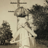 Looking Back, Iconic Feeling Vintage Snapshot Photo