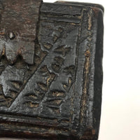 Early, Beautifully Detailed Carved Out Slide Lid Box