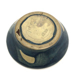 Lovely Zane Ware Arts and Crafts Pottery Bowl in Painterly Blue and Cream