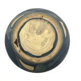 Lovely Zane Ware Arts and Crafts Pottery Bowl in Painterly Blue and Cream