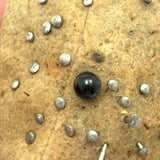 As Found, Evocative Old Sheepskin Emery Bundle with Pins Everywhere