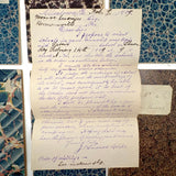 SOLD Most Beautiful Hand-Marbled Set of Six Sunday School Attendance Registers, 1880s, Lehigh County, Pennsylvania