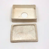 Antique King of Heart Card Porcelain Box, Transfer with Hand-painting