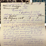 SOLD Most Beautiful Hand-Marbled Set of Six Sunday School Attendance Registers, 1880s, Lehigh County, Pennsylvania