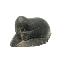Inuit Carved Stone Feasting Seal with Wonderful Flippers