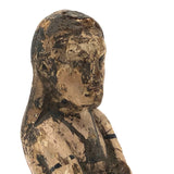 Diminuitive Early Spanish Colonial Polychrome Carving of Anima Sola with Scapular