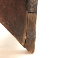 Lovely Old Pine Stool with History of Reinforcements
