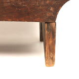 Lovely Old Pine Stool with History of Reinforcements