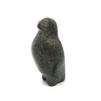 Proud and Soulful Inuit Carved Soapstone Owl