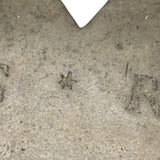 C. 1700 French Pewter Porringer with Heart Handles and Monograms