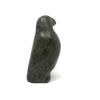Proud and Soulful Inuit Carved Soapstone Owl