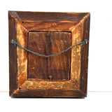 Bright Eyed, Blushing, Very Full of Spirit Child in Ruffled Collar, Small 18th/Early 19th Century Portrait in Lemon Gold Frame