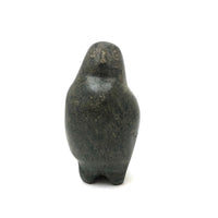 Proud and Soulful Inuit Carved Soapstone Owl