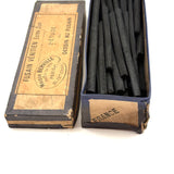 C. 1840s French Maison Berville Full Box of "Venetian" Charcoal Sticks