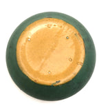 Zanesville Matte Green Glazed Arts and Crafts Bulb Bowl