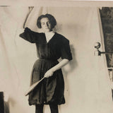 Young Woman Juggling, Poignant Early 20th C. Snapshot