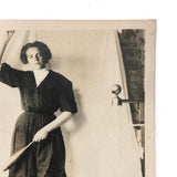 Young Woman Juggling, Poignant Early 20th C. Snapshot