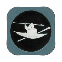 Curious and Wonderful 1970s Signed Canadian Enamelware Dish