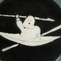 Curious and Wonderful 1970s Signed Canadian Enamelware Dish