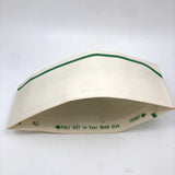 c. 1970 White with Green Stripe "Classy Cap" Paper Hats (Two Lots of 8 Available)