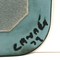 Curious and Wonderful 1970s Signed Canadian Enamelware Dish