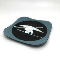 Curious and Wonderful 1970s Signed Canadian Enamelware Dish