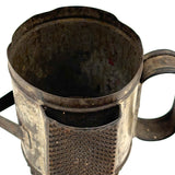 SOLD Civil War Era Hand-soldered Tin Bakers Cup: Measure, Grater, Cutter, Pie Wheel!