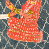 Smoking Hookah, Many Faces, Regal Couple: Antique Double-sided Indian Manuscript Page