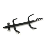 Old Hand-wrought Iron Folk Art Dog with Corkscrew Tail