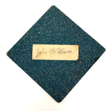 John H. Weaver's Folded Paper Frame with Cut Out Hearts and Diecut (Useable as Frame))