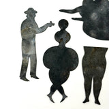Mysterious and Very Wonderful Small Metal Cutouts, Presumed 19th Century French (Copy)