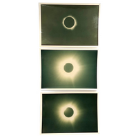 1970 Total Solar Eclipse Kodak 5x7 Color Photos - Set of Three