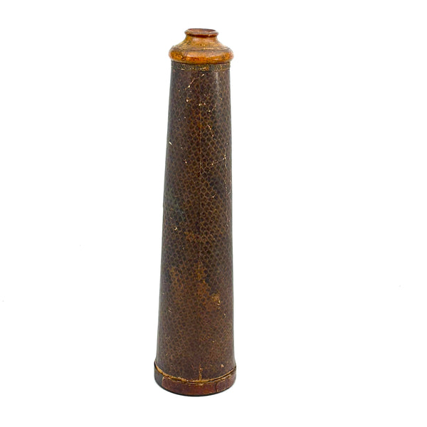 Scarce and Special Feeling British Victorian Kaleidoscope with Treen Eyepiece