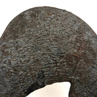 Old Cast Iron Cat on Wall Mounting Arm (Presumed Bell Hook), With Lost Tail!