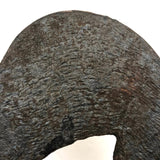 Old Cast Iron Cat on Wall Mounting Arm (Presumed Bell Hook), With Lost Tail!